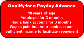 Qualify For A Payday Advance